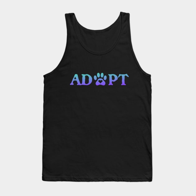 ADOPT - Adopt a Rescued Dog or Cat Tank Top by Naves